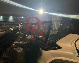 SETTIMO TORINESE – Grave incidente in via Brescia, coinvolte 4 auto e un camion (FOTO)