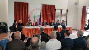 STRAMBINELLO – Ponte Preti: sopralluogo e conferenza alla presenza del Sottosegretario Ferrante (FOTO E VIDEO)