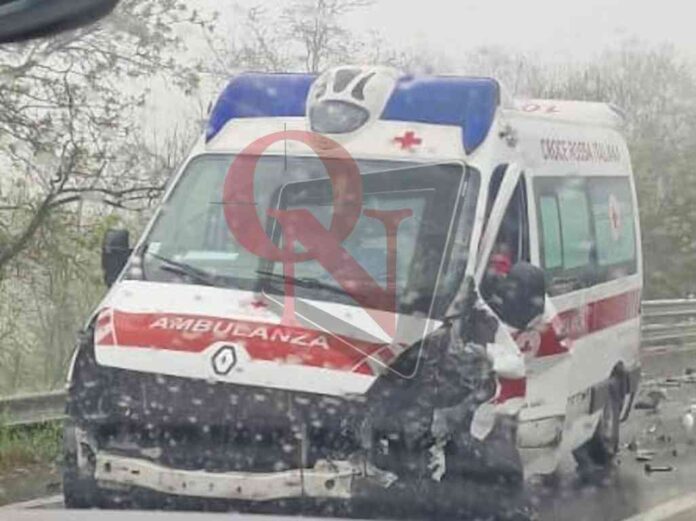 Pedemontana ambulanza Baldissero incidente