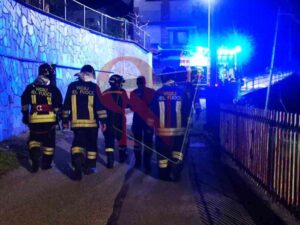 CUORGNÈ – Incendio camino di un’abitazione in frazione Priacco (FOTO)