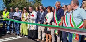 CALUSO – Inaugurata in località Arè la nuova variante alla Statale 26 (FOTO)