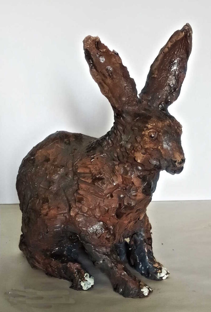 Regno Animale a Castellamonte, coniglio realizzato da Brenno Pesci