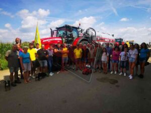 FAVRIA – Mondo agricolo locale mobilitato per la Vuelta