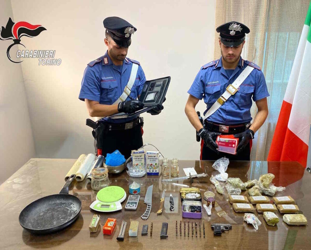 arrestato ad Ivrea un 31enne per spaccio e armi