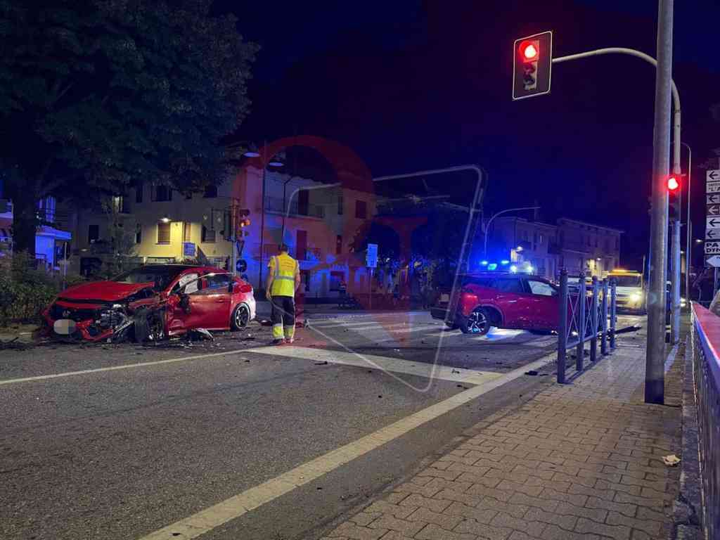 scontro frontale a Montalto Dora