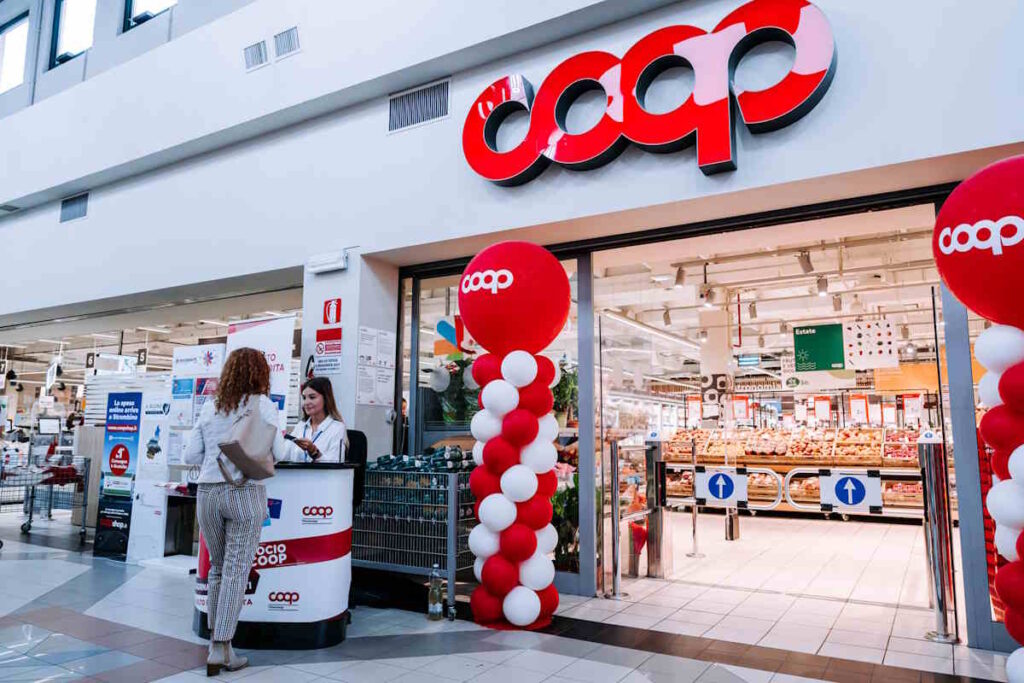 ha riaperto il supermercato coop di strambino