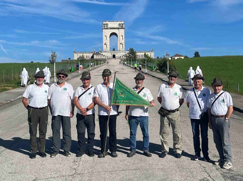 gli alpini di borgaro all'altopiano di asiago