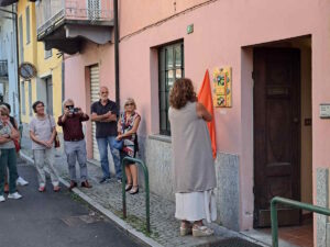 CASTELLAMONTE – Mostra della Ceramica: inaugurata una targa dedicata ad Antonio Lebolo