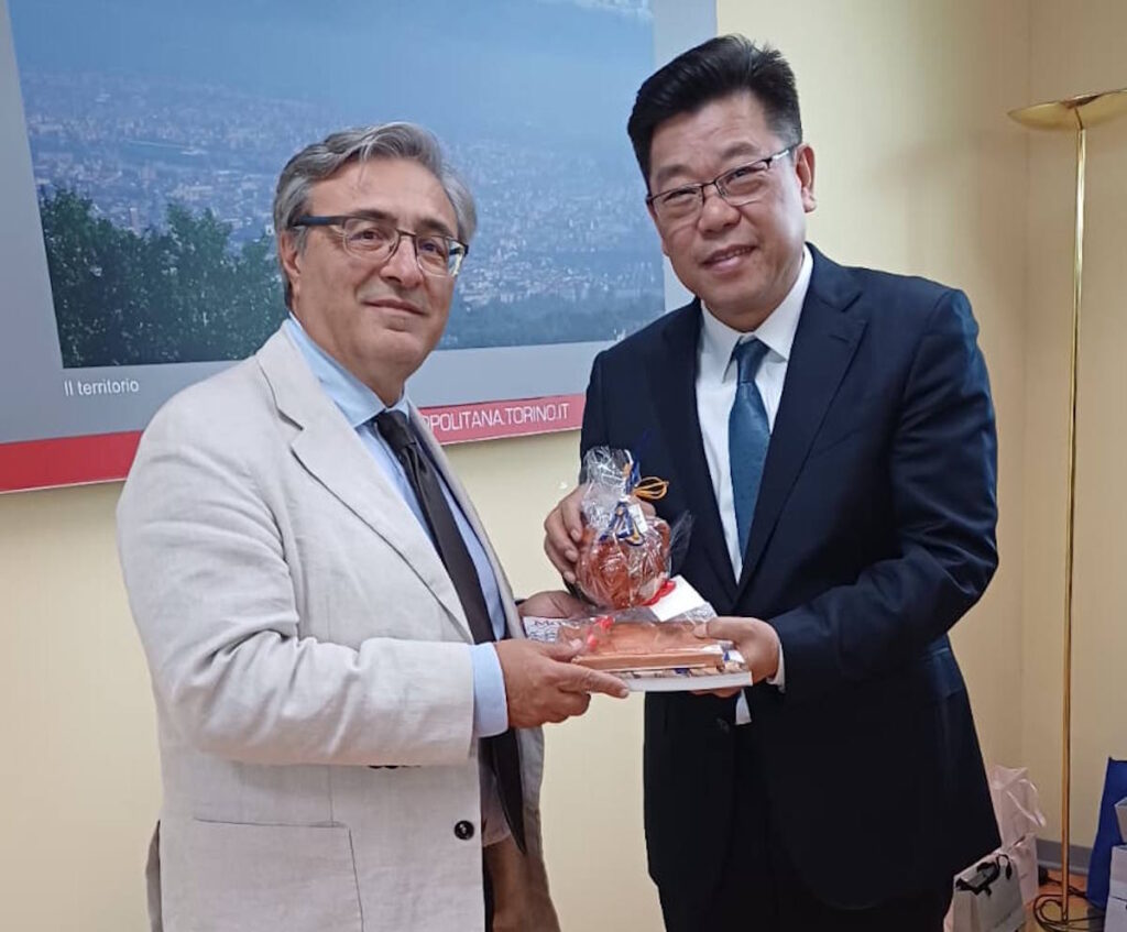 Sindaco di Castellamonte e settimo hanno incontrato il sindaco di Wenzhou