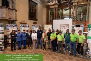 CUORGNÈ – Inaugurata la Mostra storica per i 95 anni di fondazione del gruppo Alpini