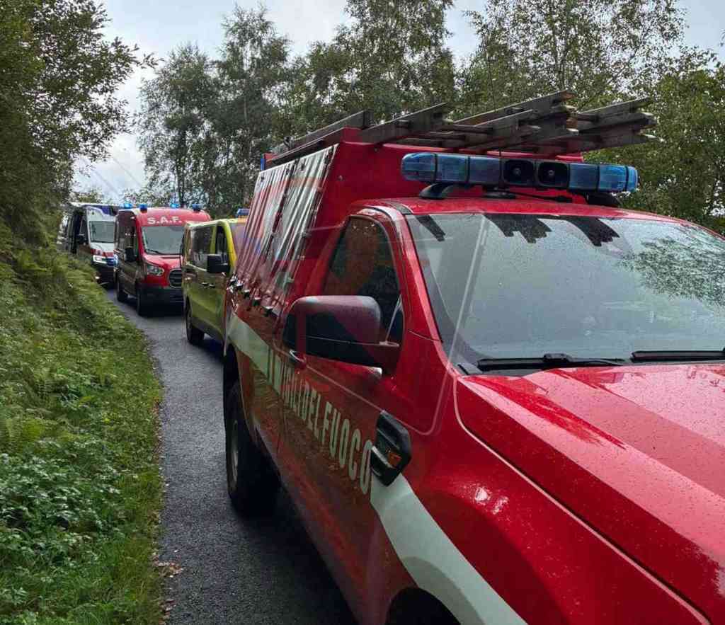 auto nella scarpata a Frassinetto confine con ingria