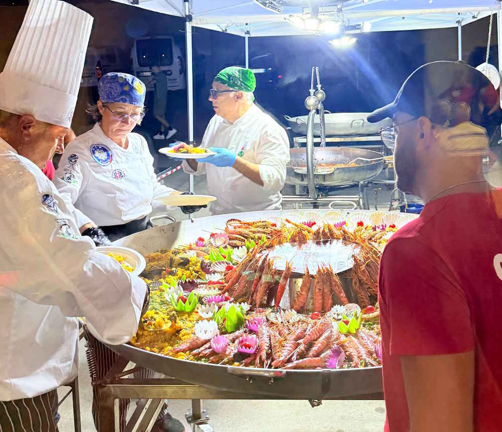 il piatto della paella a giaveno