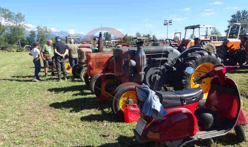 trattori d'epoca di tutti i tipi ad Oglianico per San Grato