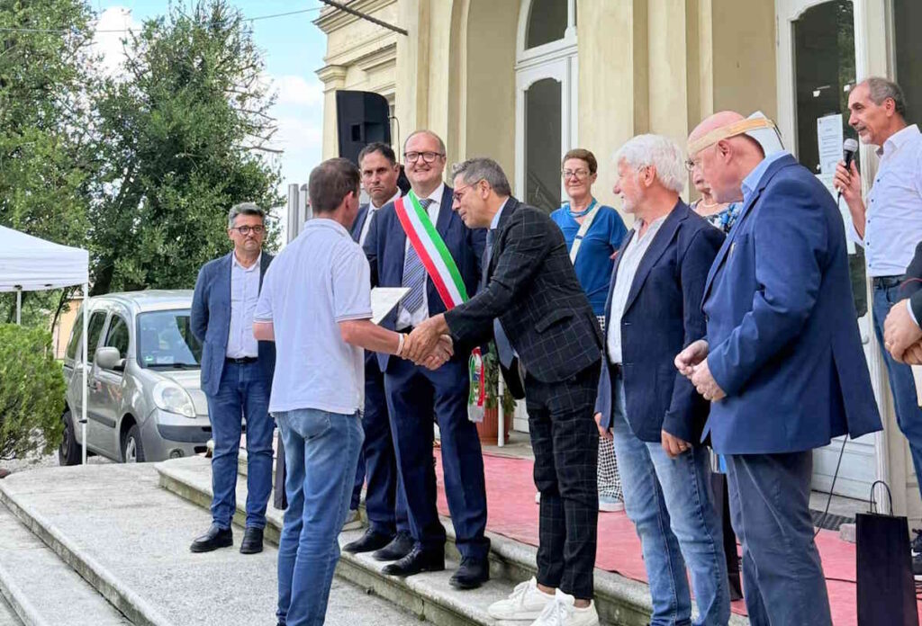 bartoli e vari amministratori a rivara per la fiera autunnale