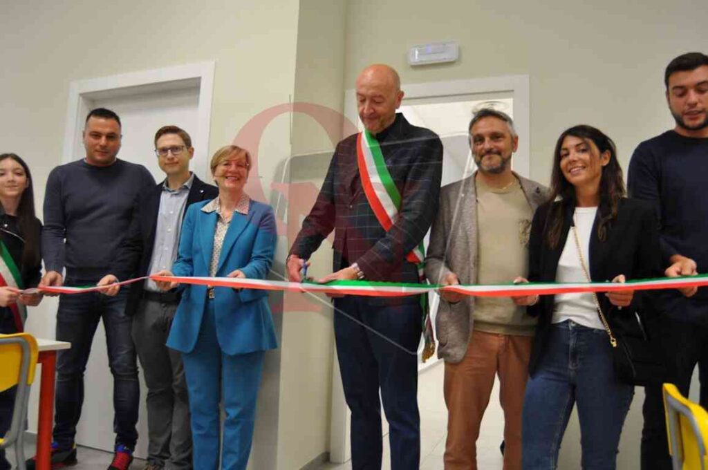 taglio del nastro nuova mensa a rivarolo canavese argentera