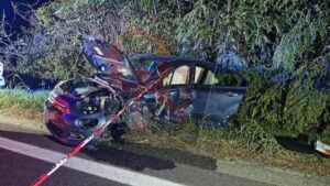CASTELLAMONTE – Incidente sulla Pedemontana: 3 auto, 2 feriti (FOTO E VIDEO)