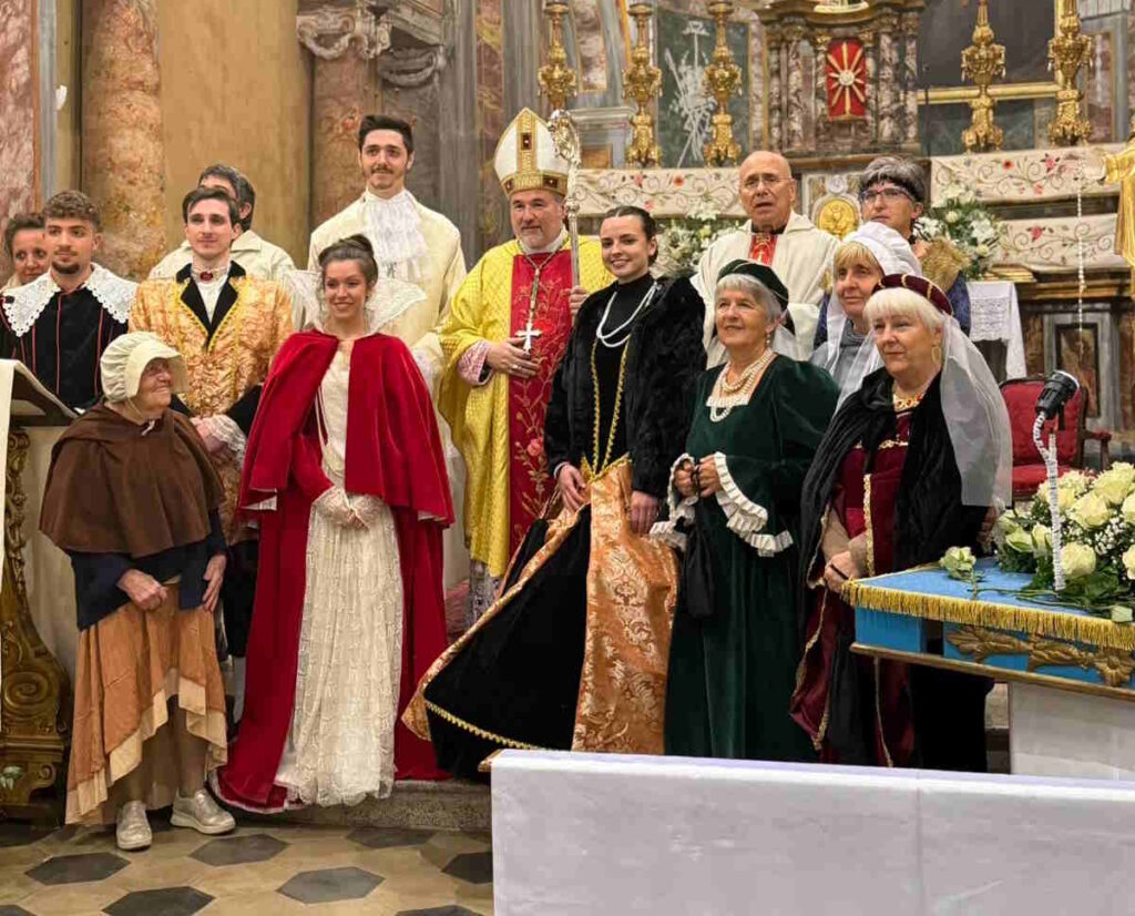 montalenghe figuranti alle celebrazioni della Beata Maria Vergine