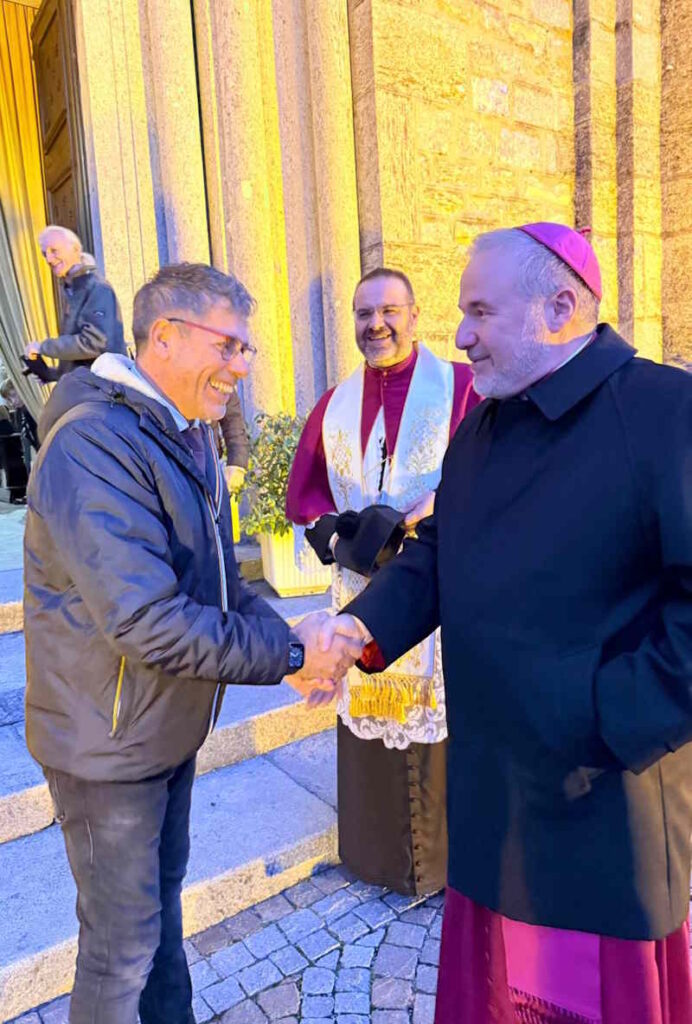 bartoli a pont canavese con il vescovo