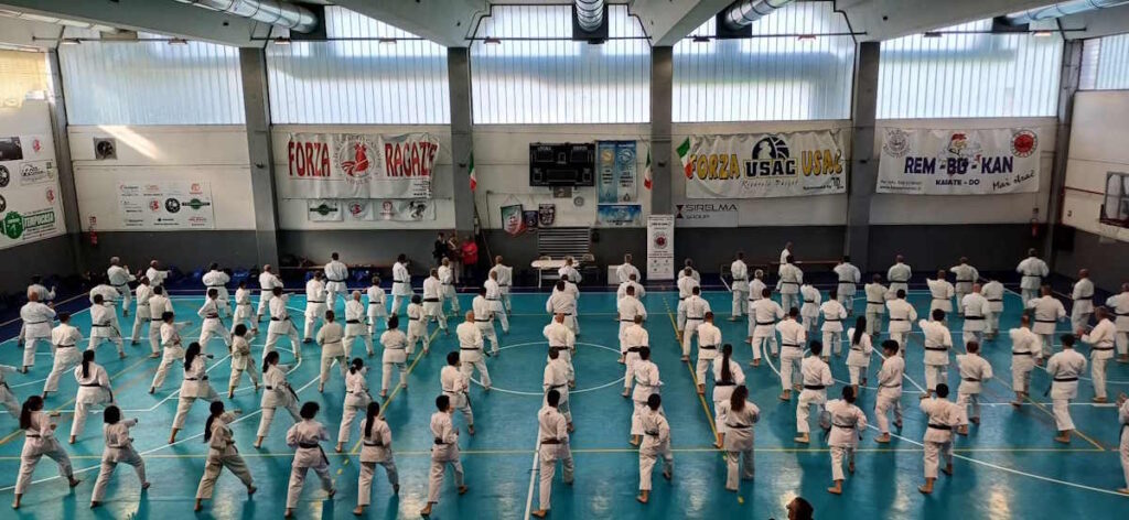 oltre 110 karateta alla rem bu kan a rivarolo canavese