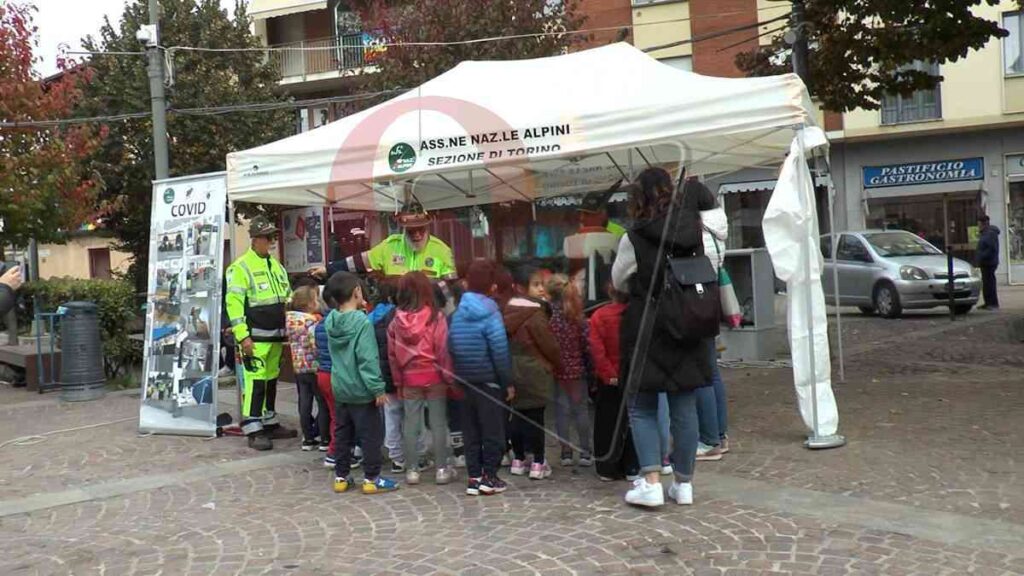 Settimo Torinese festeggiamenti alpini con protezione civile