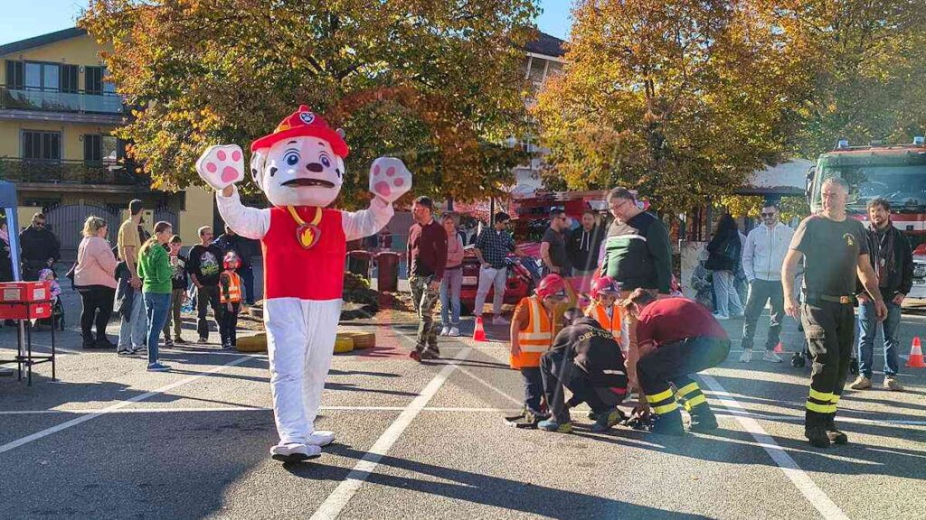 Grisulandia a Strambino presente anche la mascotte