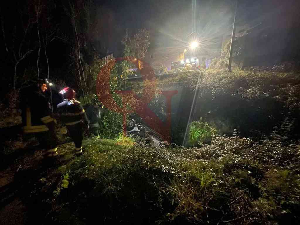Castellamonte incidente in frazione filia vvf sul posto