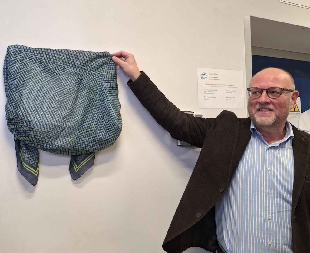 ospedale di Ivrea  scoperta targa da Vercellino