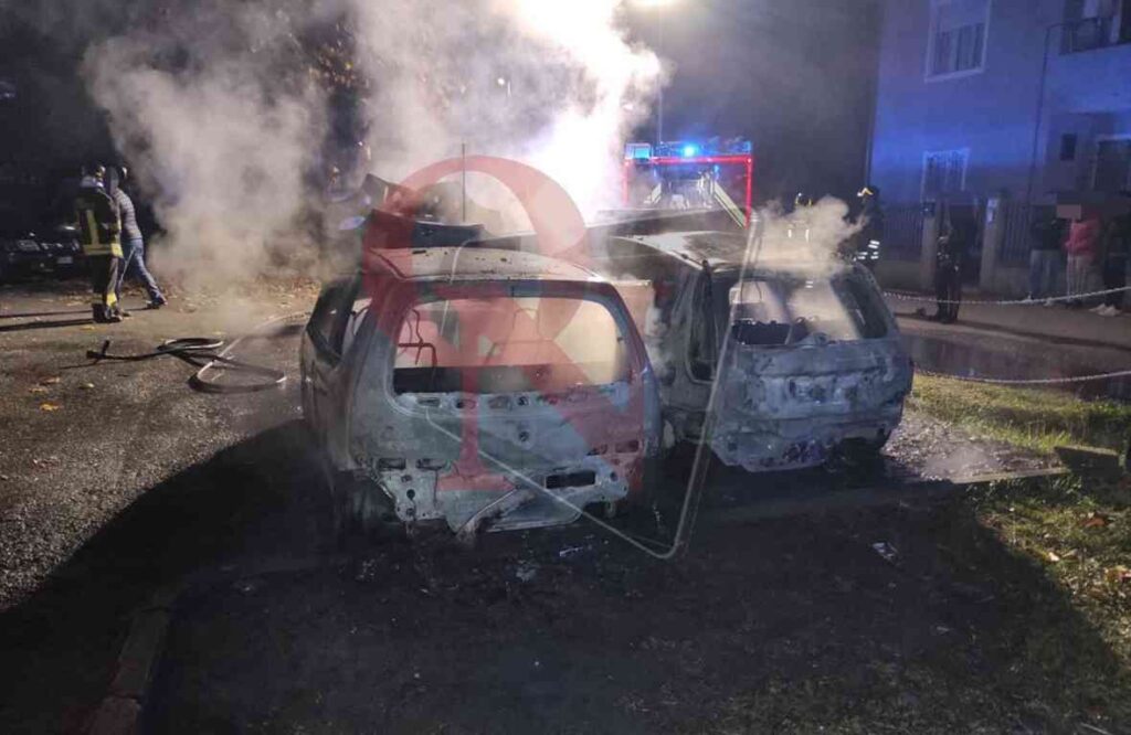 Rivarolo Canavese frazione pasquaro incendio in autofficina