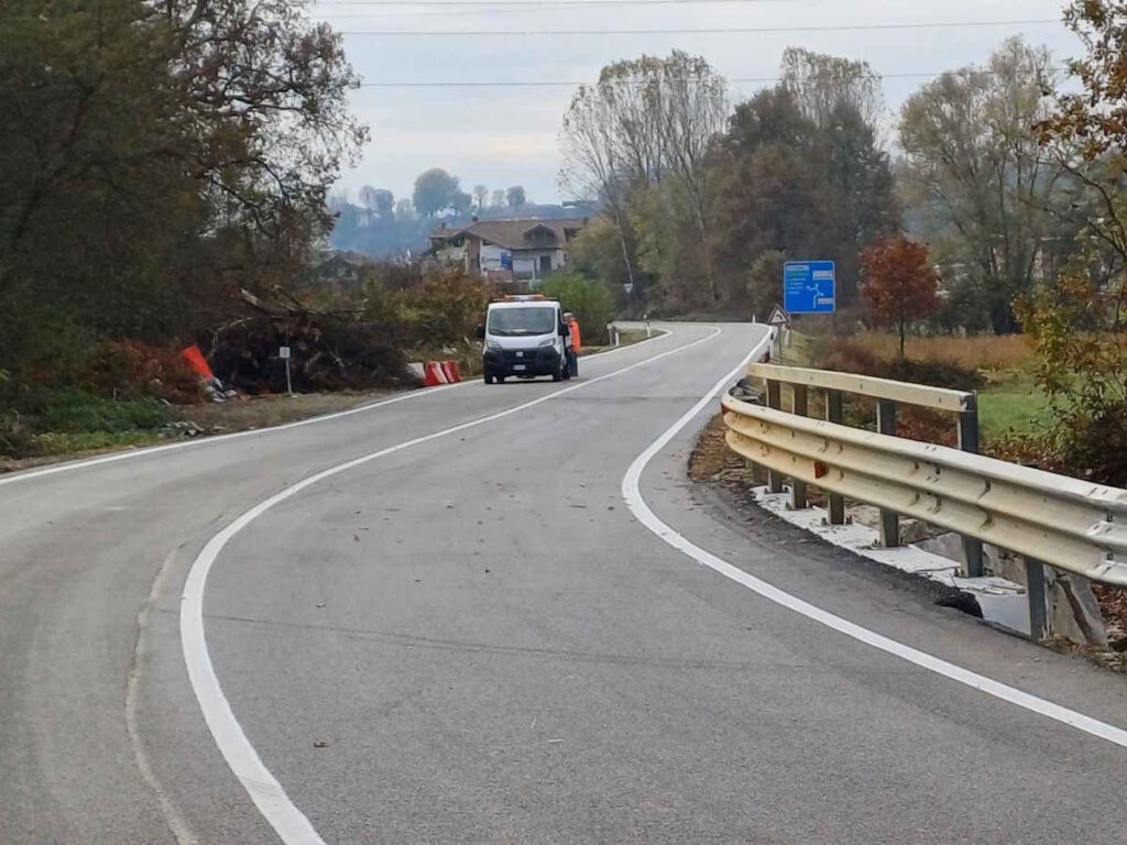 volpiano terminati i lavori sulla strada provinciale 39