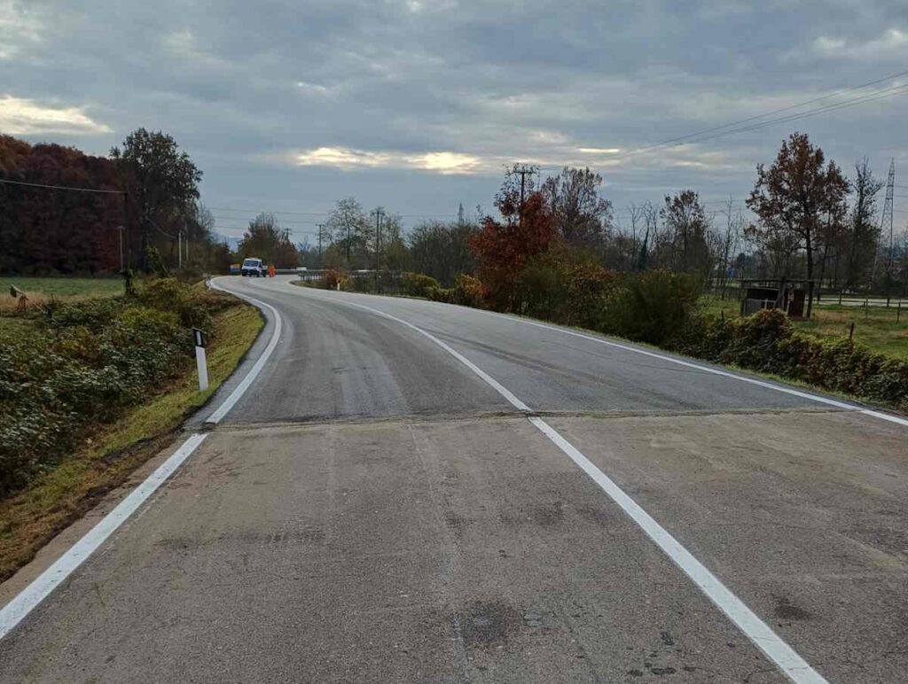 volpiano lavori sulla strada provinciale 39