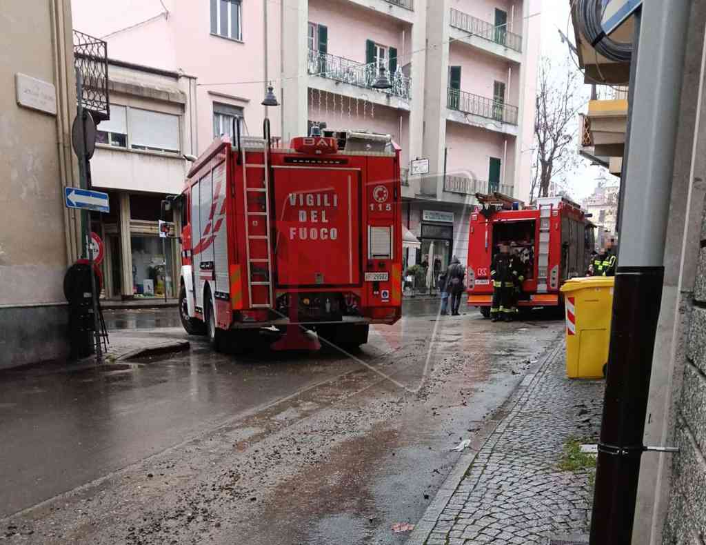 Cuorgnè incendio via Trione