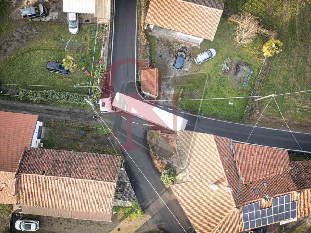 oglianico Benne camion incastrato