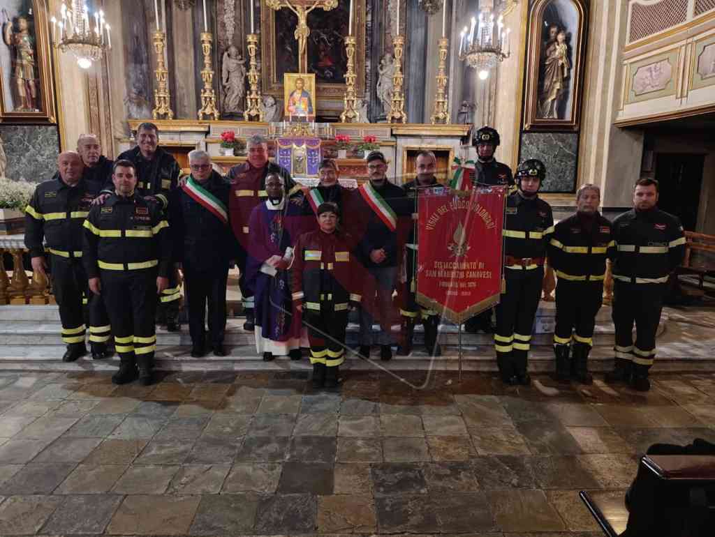 san maurizio canavese celebrazioni santa barbara dei vigili del fuoco