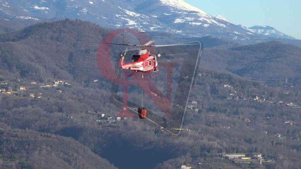 Valperga esercitazione a belmonte con vigili del fuoco, aib e croce rossa