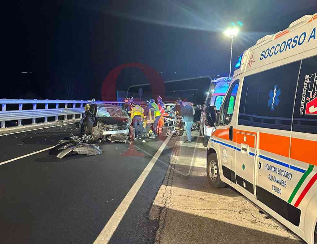 cuorgnè incidente in località bandone