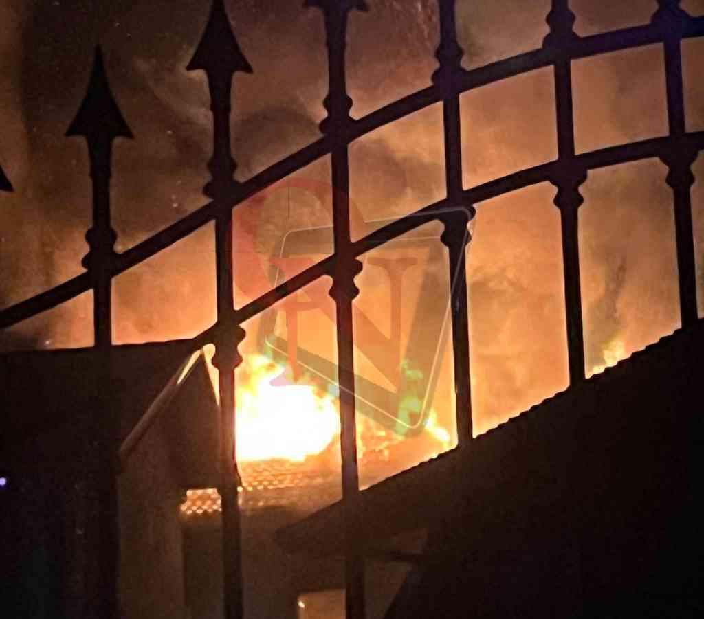rivara incendio abitazione a prime foglie
