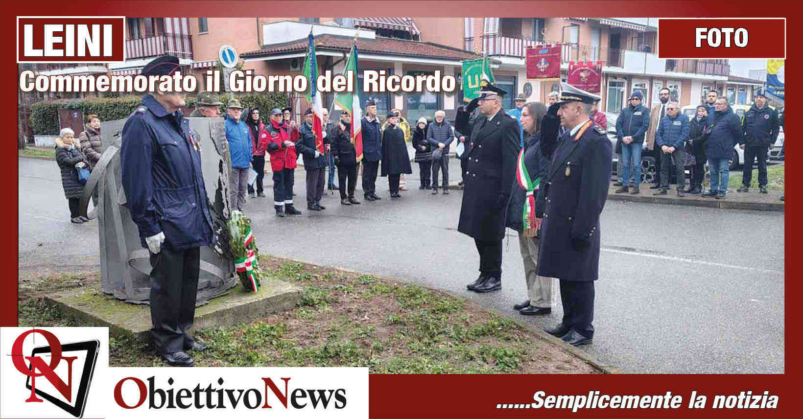 Leini Rödiger LEINI – Commemorato il Giorno del Ricordo