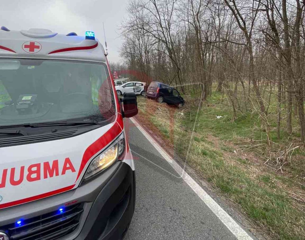 Foglizzo incidente sulla Sp40