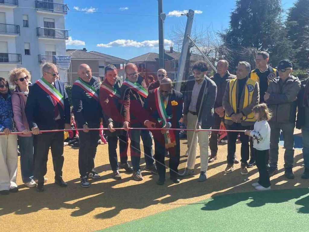 forno canavese inaugurazione parco giochi
