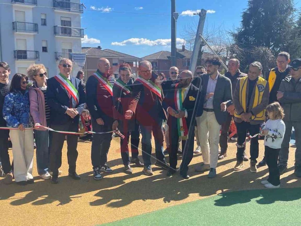 forno canavese inaugurazione parco giochi