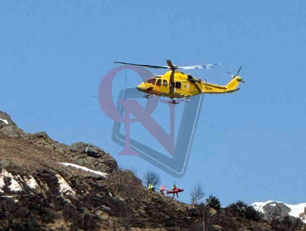 Colleretto castelnuovo parapendista precipitato