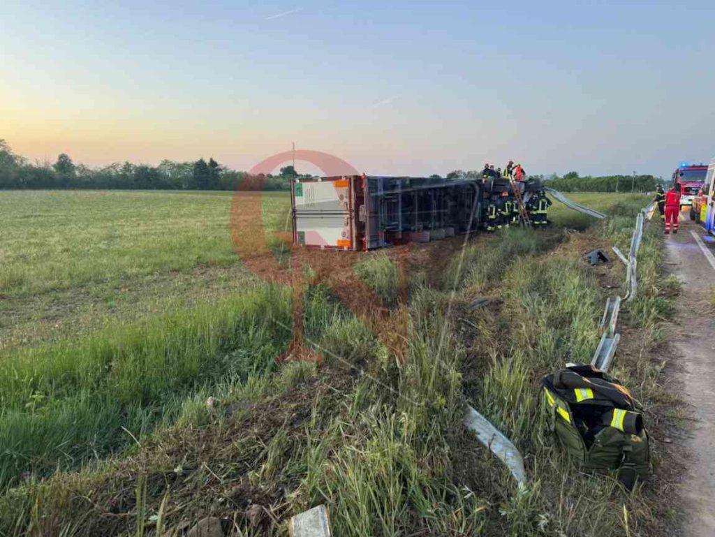 lombardore incidente bilico