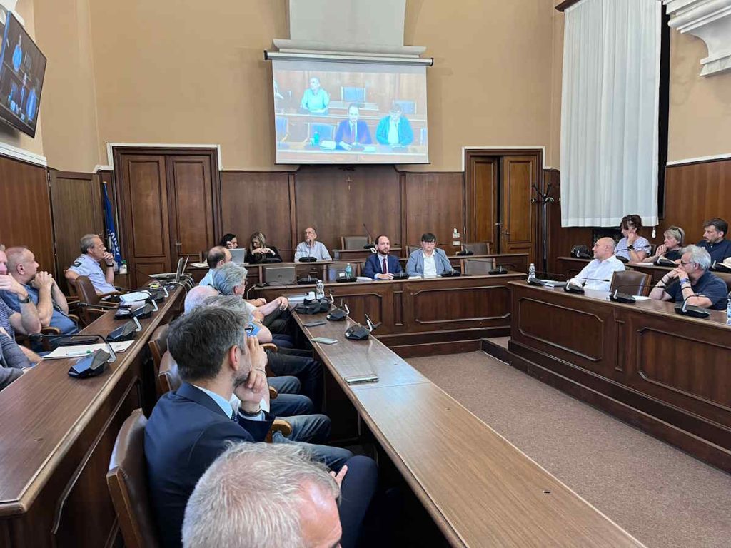chivasso riunione operativa protezione civile