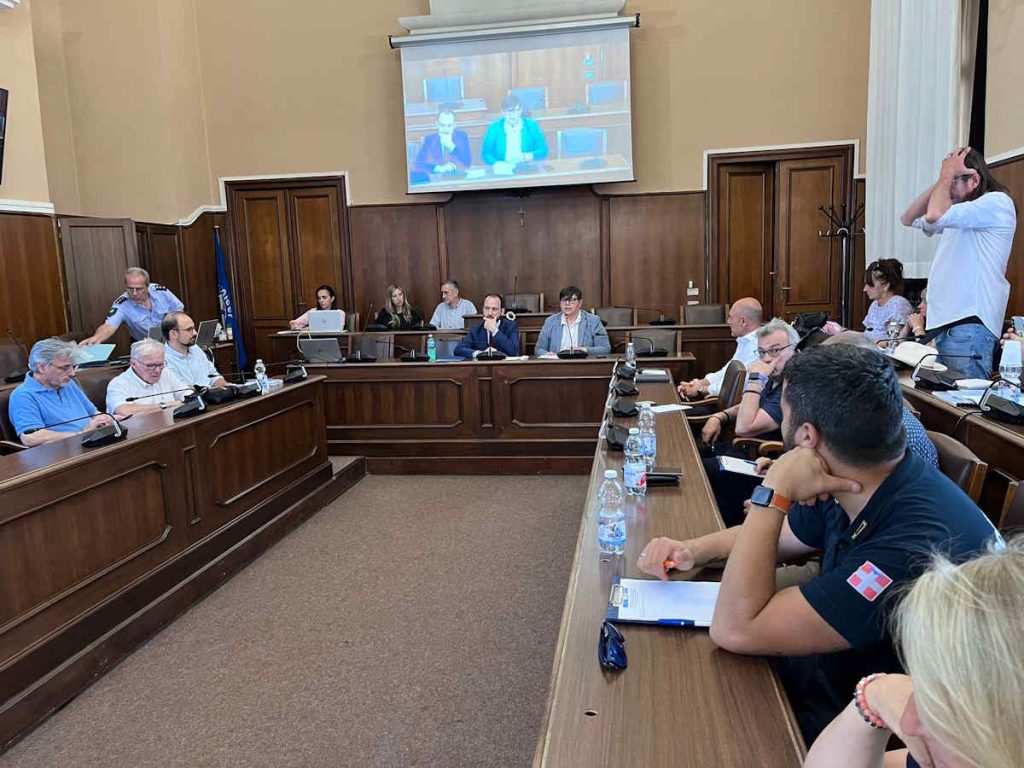 chivasso riunione operativa protezione civile