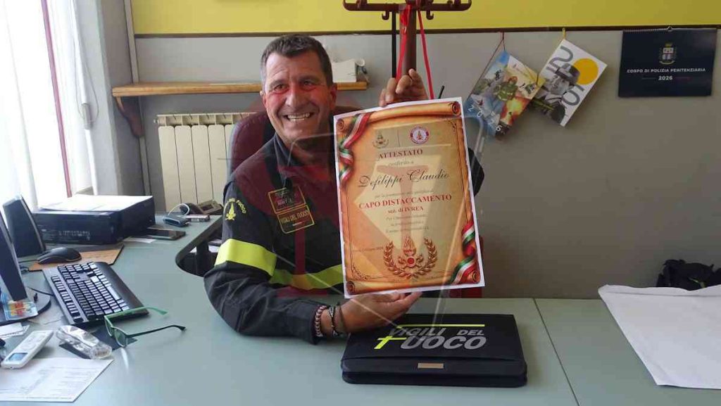 ivrea claudio Defilippi capodistaccamento vvf