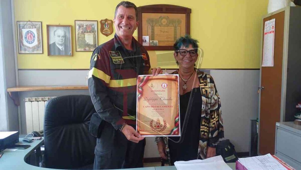 ivrea claudio Defilippi capodistaccamento vvf