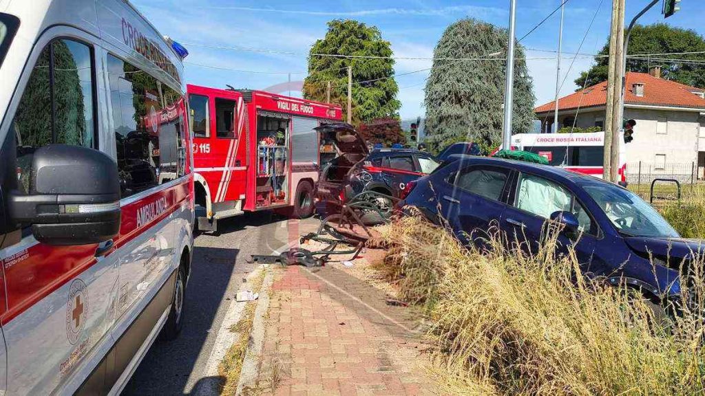 ciconio incidente carabinieri