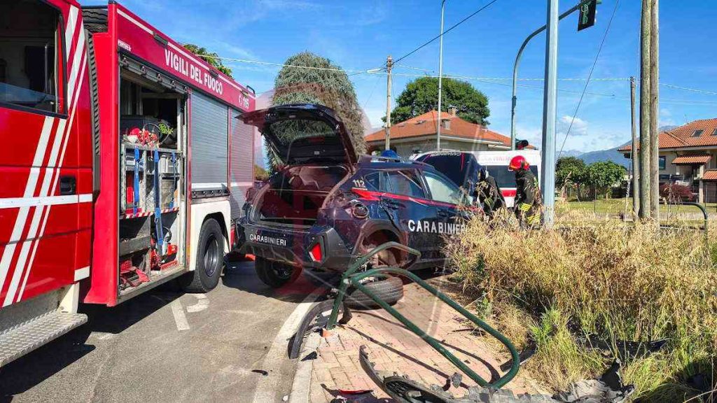 ciconio incidente carabinieri