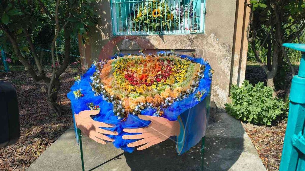 ozegna infiorata al santuario