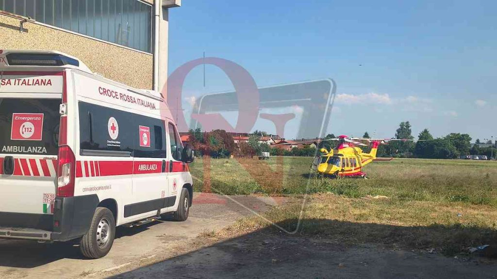 rivarolo canavese incidente sul lavoro frazione pasquaro